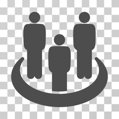 Sosyal grup vektör simgesi