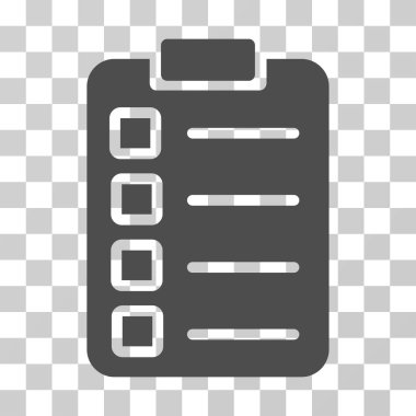 Test görev vektör simgesi