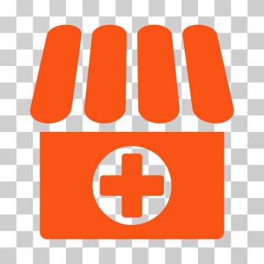 Eczane vektör simgesi