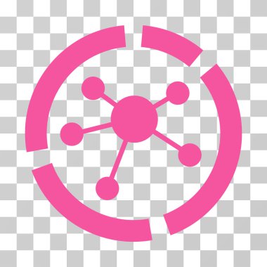 Bağlantıları diyagramını vektör simgesi