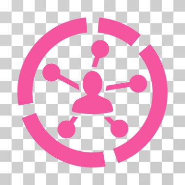 İlişkiler diyagramı vektör simgesi