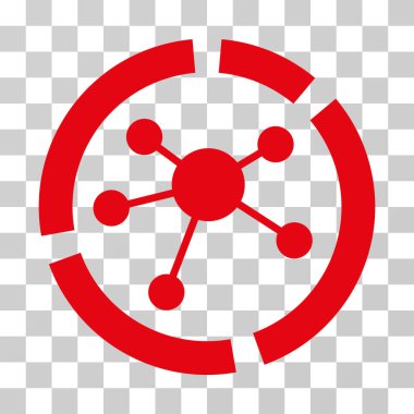 Bağlantıları diyagramını vektör simgesi