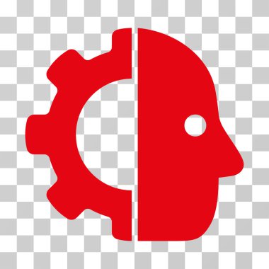 Cyborg vektör simgesi