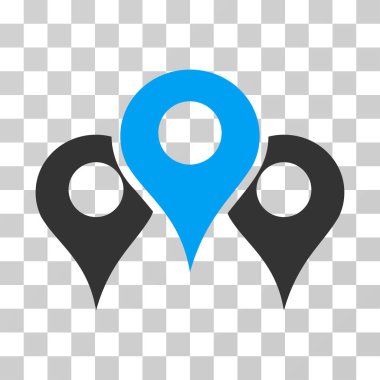 Mekanlar vektör simgesi