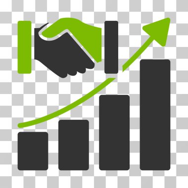 Edinme büyüme vektör simgesi