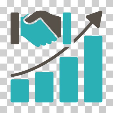 Edinme büyüme vektör simgesi