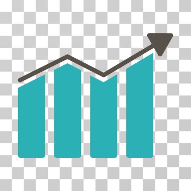 Eğilim vektör simgesi