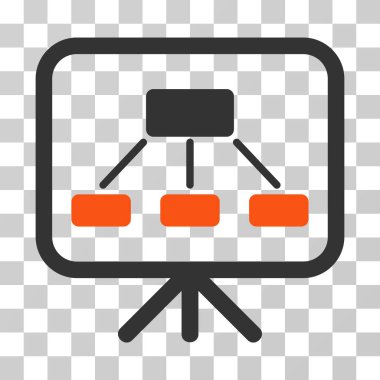 Düzeni gösteri ekran vektör simgesi