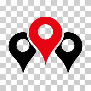 Mekanlar vektör simgesi