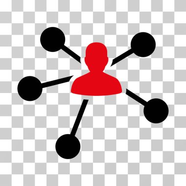 Kişi ilişkileri vektör simgesi