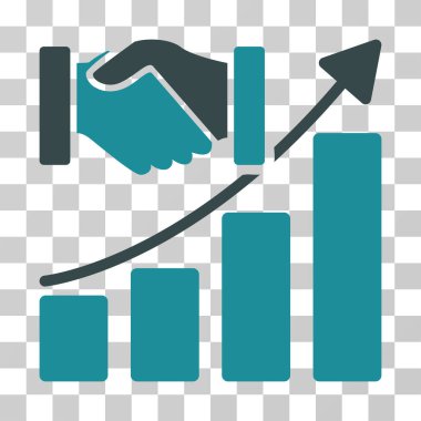 Edinme büyüme vektör simgesi