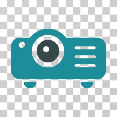 Projektör vektör simgesi