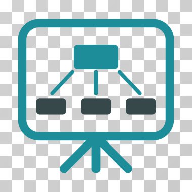 Düzeni gösteri ekran vektör simgesi