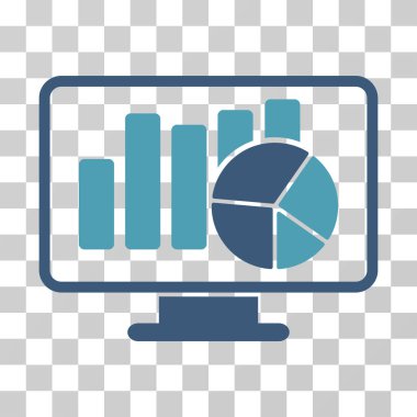 İstatistikleri izleme vektör simgesi