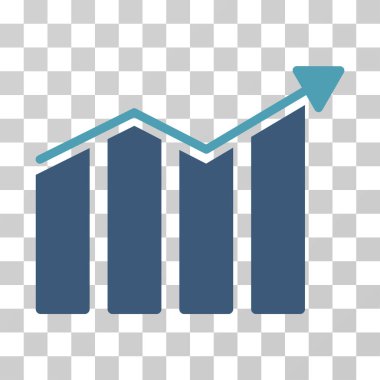 Eğilim vektör simgesi