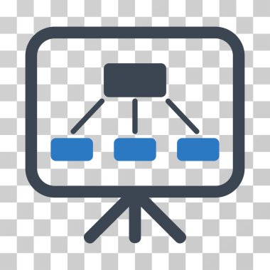 Düzeni gösteri ekran vektör simgesi