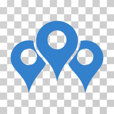 Mekanlar vektör simgesi