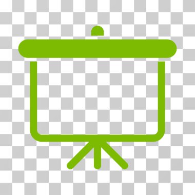 Projeksiyon kurulu vektör simgesi