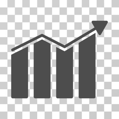 Eğilim vektör simgesi