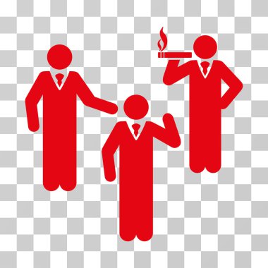 Tartışma grubu vektör simgesi