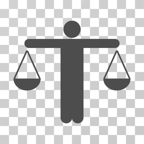 Judge Person Vector Icon — Stock Vector