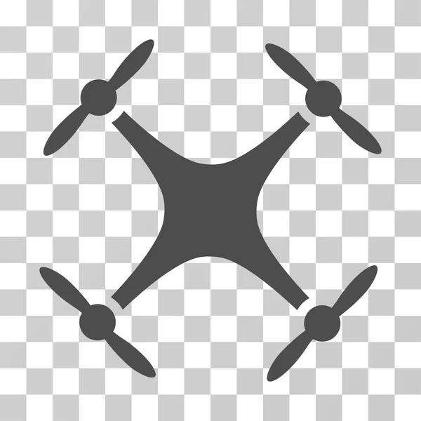 Quadrocopter-Vektor-Symbol — Stockvektor