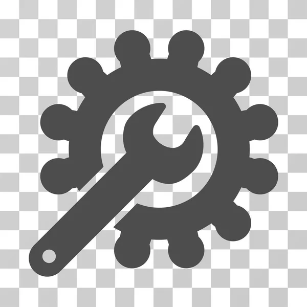 Wrench And Gear Customization Tools Vector Icon — Stock Vector