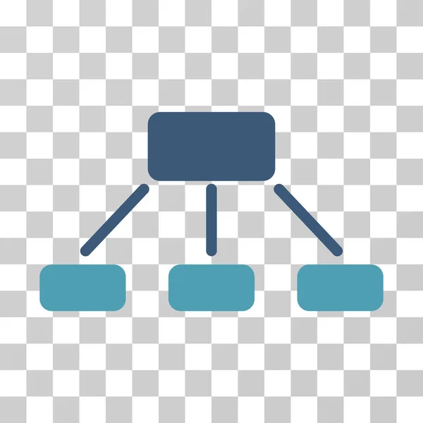 Hierarchie-Vektorsymbol — Stockvektor