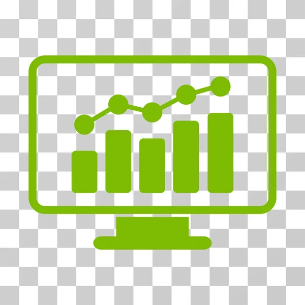 Monitorowanie ikona wektor — Wektor stockowy