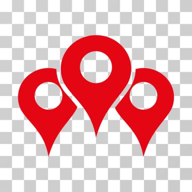 Mekanlar vektör simgesi