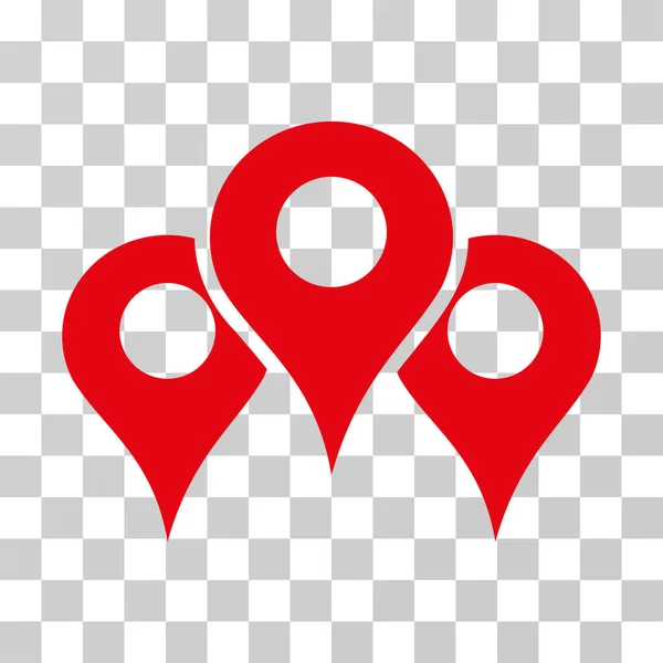 Locations Vector Icon — Stock Vector