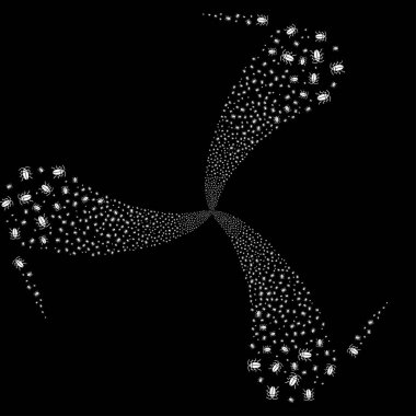 Cucaracha havai fişek girdap döndürme