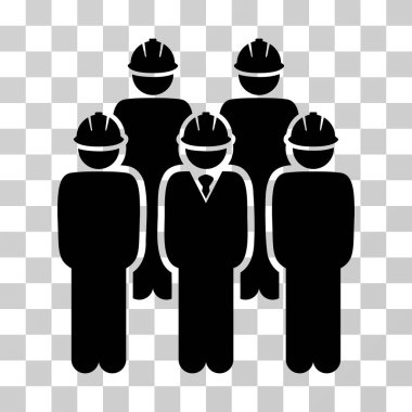 Geliştirici personel vektör simgesi