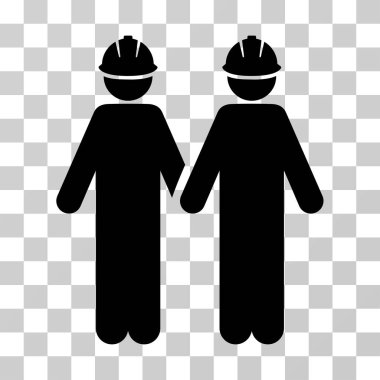 İşçiler vektör simgesi