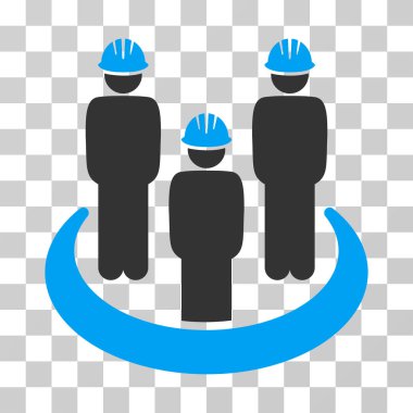 Mühendis topluluk vektör simgesi