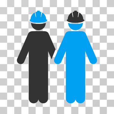 İşçiler vektör simgesi