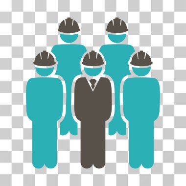 Geliştirici personel vektör simgesi