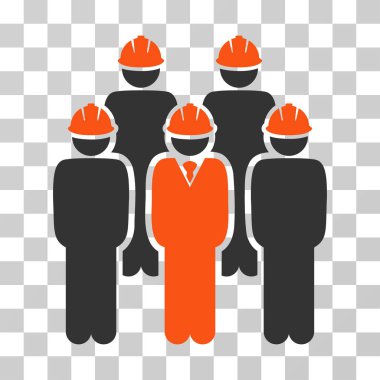 Geliştirici personel vektör simgesi