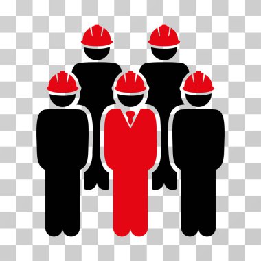 Geliştirici personel vektör simgesi