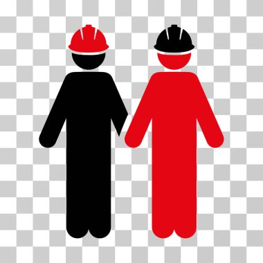 İşçiler vektör simgesi