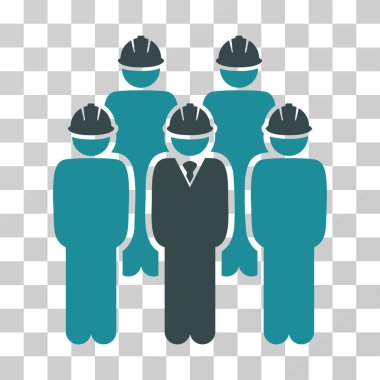 Geliştirici personel vektör simgesi