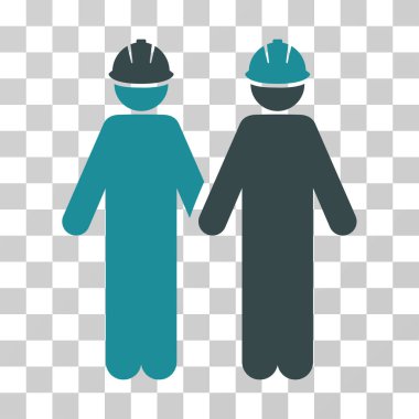 İşçiler vektör simgesi