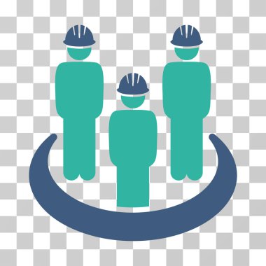 Mühendis topluluk vektör simgesi