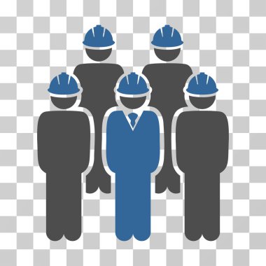 Geliştirici personel vektör simgesi