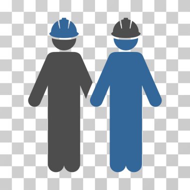 İşçiler vektör simgesi