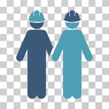 İşçiler vektör simgesi