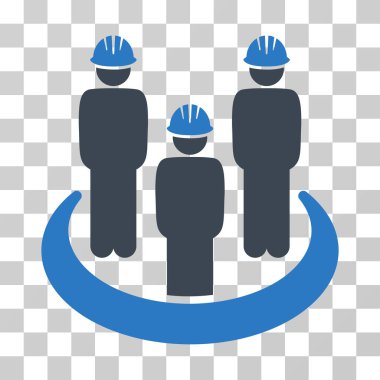 Mühendis topluluk vektör simgesi