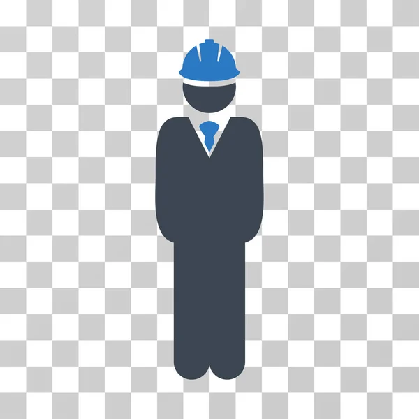 Ingeniero de pie Vector Icono — Vector de stock