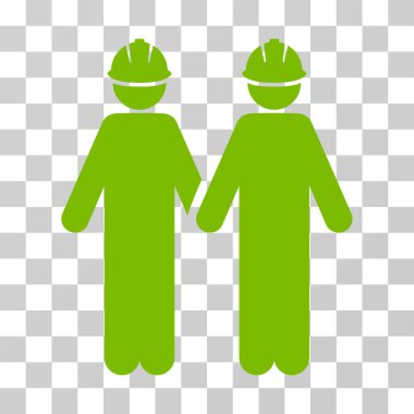 İşçiler vektör simgesi