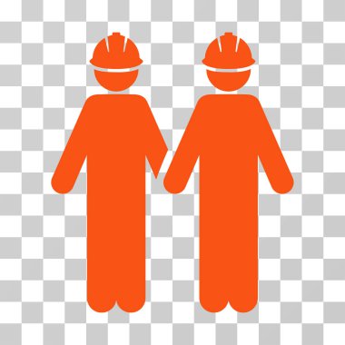 İşçiler vektör simgesi